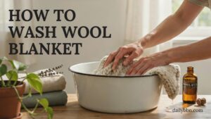 how to wash wool blanket