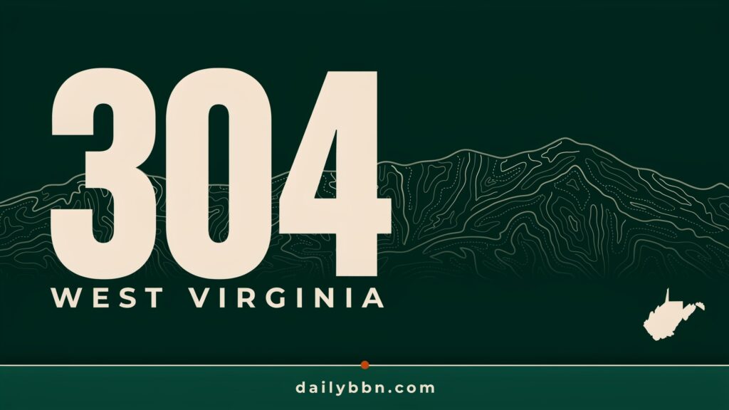 telephone area code 304